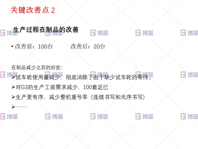 關(guān)鍵改善點2 小型農(nóng)業(yè)機械精益生產(chǎn)改善案例 關(guān)鍵改善點2